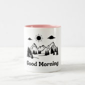 グッドモーニングプレミアムマグ ツートーンマグカップ (中央)