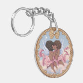 グッドモーニングベビーエンジェルズアクリルキーチェーン キーホルダー (正面左)