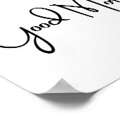 グッドモーニングポスター ポスター (角)