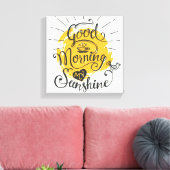 グッドモーニングマイサンシャイン キャンバスプリント (インサイチュ (リビング))