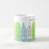 グッドモーニングヨーロッパの美学エレガント コーヒーマグカップ (中央)