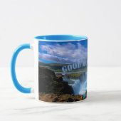 グッドモーニング天然デザインコーヒーマグ マグカップ (左)