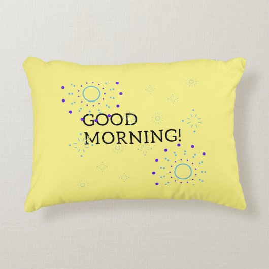 グッドモーニング枕 アクセントクッション (正面)