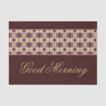 グッドモーニング紙プレイスマット25ピースセット
