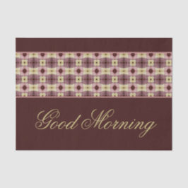 グッドモーニング紙プレイスマット25ピースセット 薄葉紙