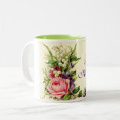 グッドモーニング葉書マグ ツートーンマグカップ (正面左)