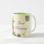 グッドモーニング葉書マグ ツートーンマグカップ (正面右)