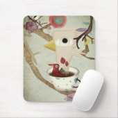 グッドモーニング醜い虫淡い色の色効果 マウスパッド (マウス)
