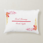 グッドモーニング&グッドナイトアクセント枕 アクセントクッション (裏面)