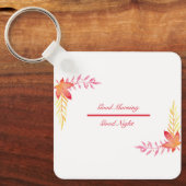 グッドモーニング&グッドナイトキーチェーン キーホルダー (正面)