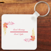 グッドモーニング&グッドナイトキーチェーン キーホルダー (裏面)