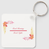 グッドモーニング&グッドナイトキーチェーン キーホルダー (裏面)