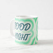 グッドモーニング、グッドナイトコーヒーマグ コーヒーマグカップ (正面左)