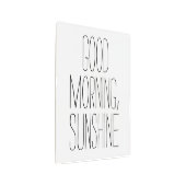 グッドモーニング、サンシャインメタルウォールアート メタルプリント (3/4)