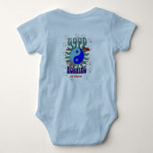 グッドモーニング、ベビーボディスーツ ベビーボディスーツ (裏面)