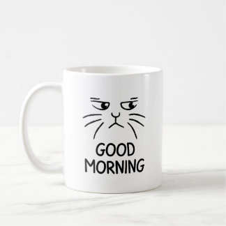 グッドモーニング – Grumpy Cat Coffee Mug – ギフトユニークズ コーヒーマグカップ