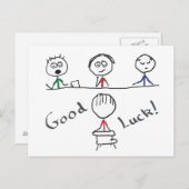 グッドラックインタビュー ポストカード (正面/裏面)