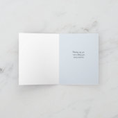 グッドラックカスタム文字賢いナイトフクロウ カード (内部)