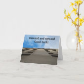 グッドラックカード上りプロフェッショナル事務所 カード (黄色い花)