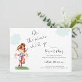 グッドラックガールライディングバイクフェアウェルパーティー 招待状 (スタンド正面)