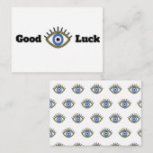 グッドラックギリシャの青い目のタリスマン ノートカード (正面/裏面)