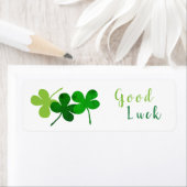 グッドラックグリーンシャームロック ラベル (インサイチュ)