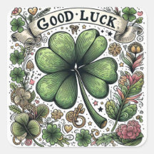 グッドラックステッカー