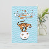 グッドラックタイガーフラットホリデーカード シーズンカード (スタンド正面)