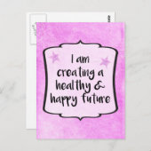 グッドラックダイエット減量クラブ成功 ポストカード (正面/裏面)