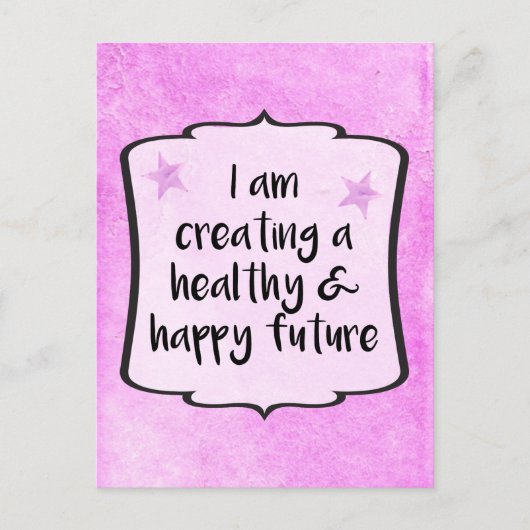 グッドラックダイエット減量クラブ成功 ポストカード (正面)