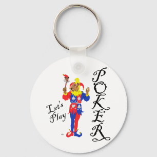 グッドラックトランプのポーカーテリア キーホルダー