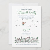 グッドラックフェアウェルパーティー 招待状 (正面)