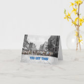 グッドラックランナー カード (黄色い花)