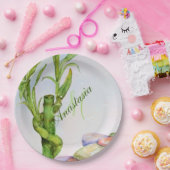 グッドラック退職パーティーモノグラム ペーパープレート (パーティー)