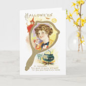 グッドラック鏡ヴィンテージカード カード (黄色い花)