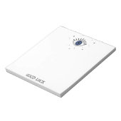 グッドラック青い目のタリスマンギリシャの悪い目 ノートパッド (回転)