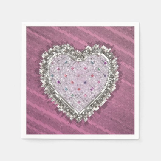 グッドラブチャーム スタンダードカクテルナプキン (正面)