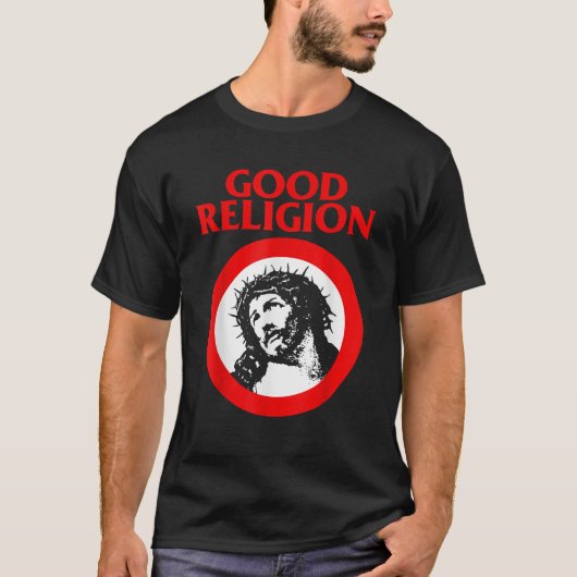グッドリゾおもしろいートJesus Punk Rock Parody Tシャツ (正面)