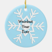 グッドリダンス2020サンタと小妖精や小人インFacemask セラミックオーナメント (裏面)