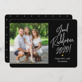 グッドリッダンス ハッピーニューイヤー フォトカード シーズンカード (正面/裏面)