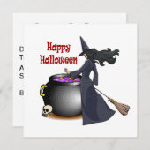 グッドルッキング魔女とオカルドン招待状 招待状 (正面/裏面)