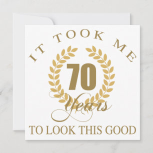 グッドルッキング70誕生日 カード