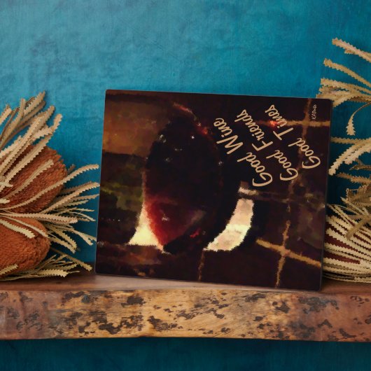 グッドワイングッドフレンズプラーク フォトプラーク (側面)