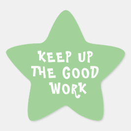 グッドワーク先生勇気付けられるスターステッカー 星シール