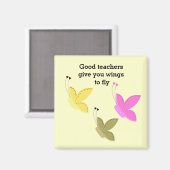 グッド先生バタフライことわざ マグネット (正面/裏面)