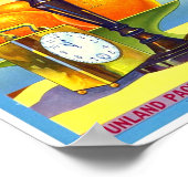 グッド応援ブランドオレンジ色のクラートラベルウエスタンリトー ポスター (角)