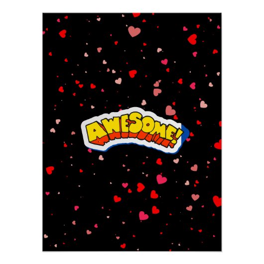 グッド素晴らしビベスタイポグラフィ ポスター (正面)