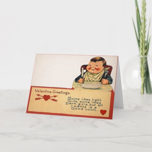 グッド調理師バレンタインデーカード シーズンカード (正面)