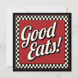 グッド食べギャザリング招待状 セーブザデート