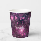 グッド魔女きらめく蜘蛛ウェブ8oz 紙コップ (正面)